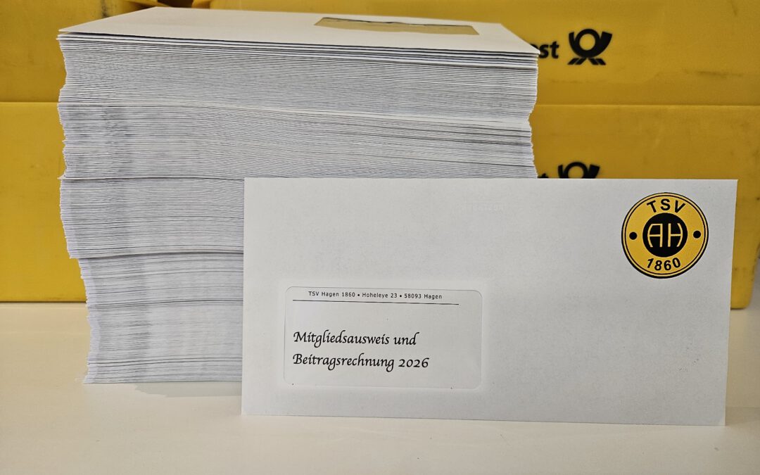 Beitragsrechnungen und Mitgliedsausweise 2026